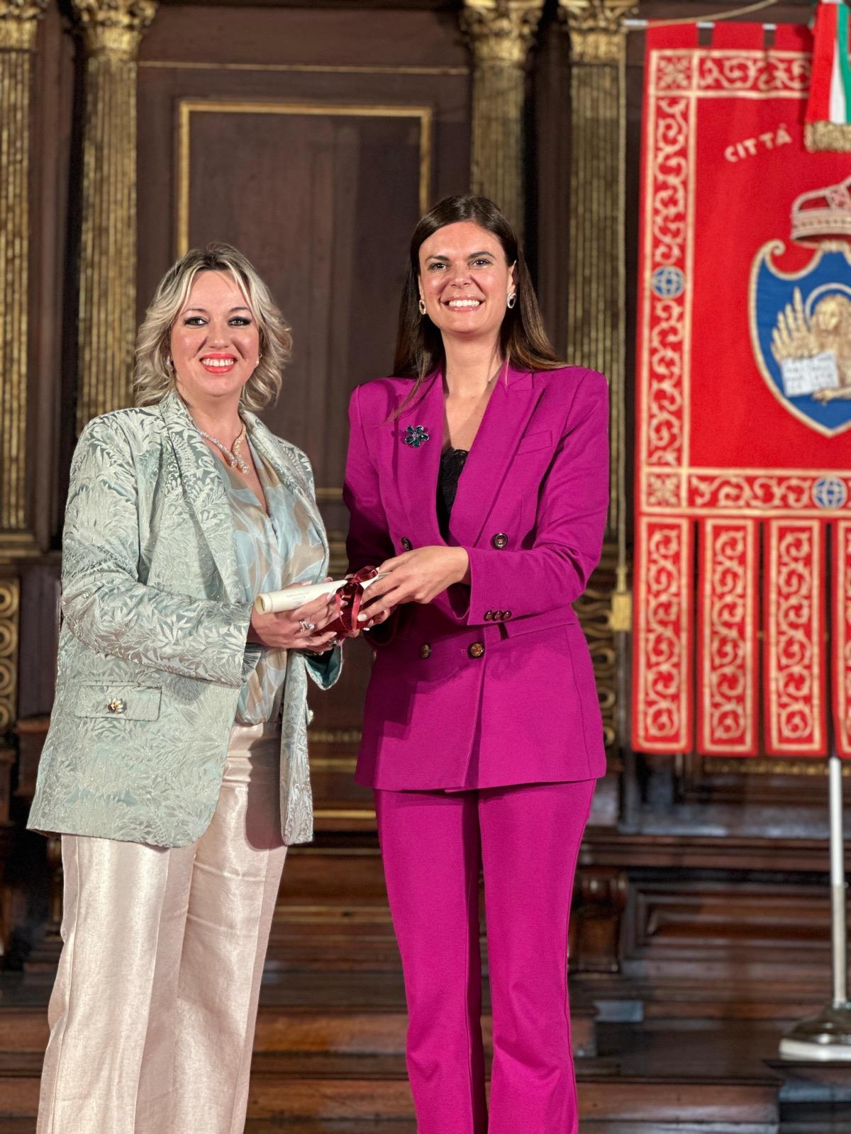 Verena Filippini riceve il Premio San Marco